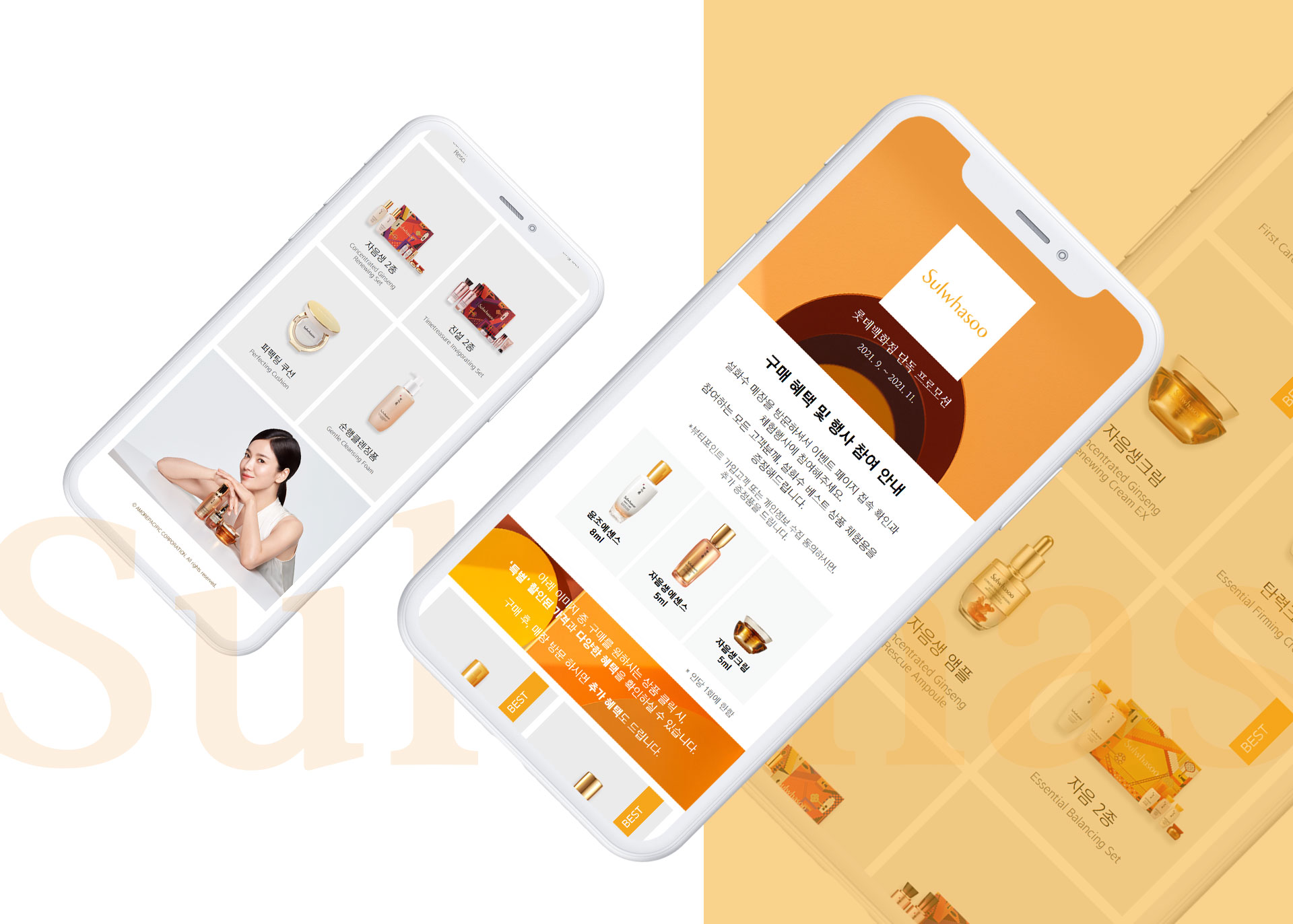 설화수 사이트제작