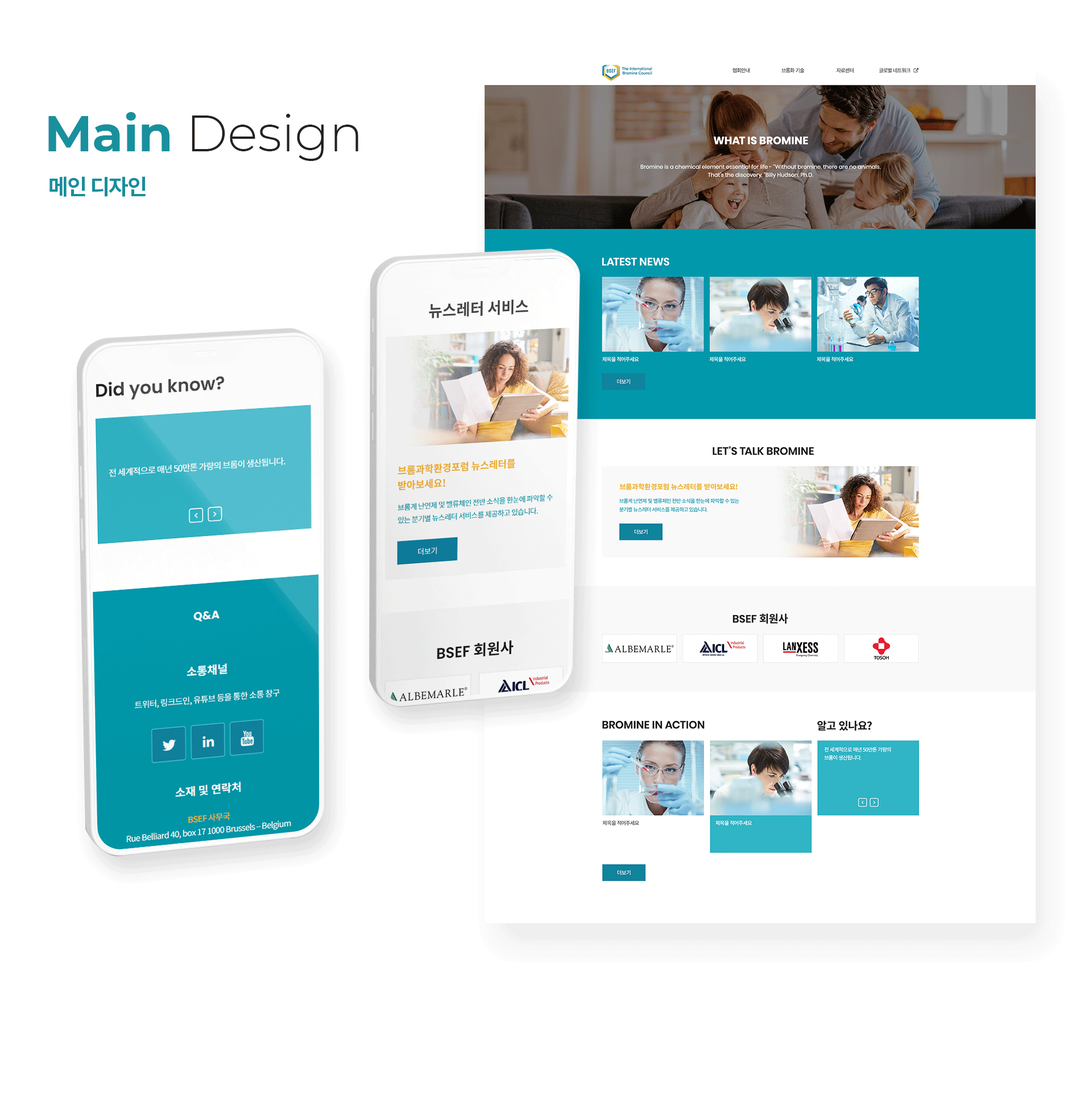 BSEF 홈페이지제작